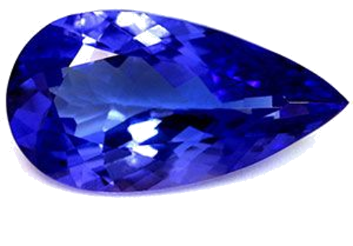3.33 carat BLUE Pear Tanzanite (1)