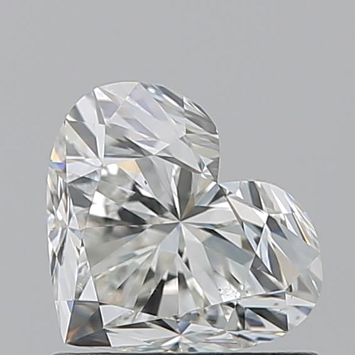 1.01 carat I-SI1 Natūralus Heart Deimantas (1)