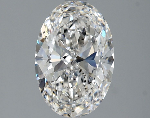 1.7 carat F-SI2 Natūralus Oval Deimantas (1)