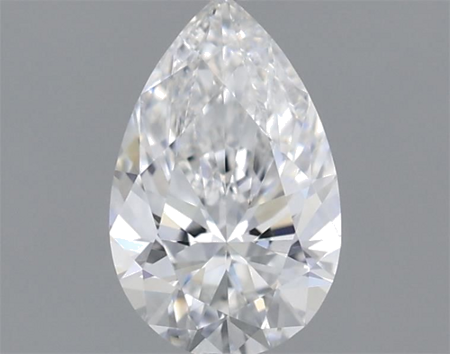 0.47 carat E-VVS2 Natūralus Pear Deimantas (1)