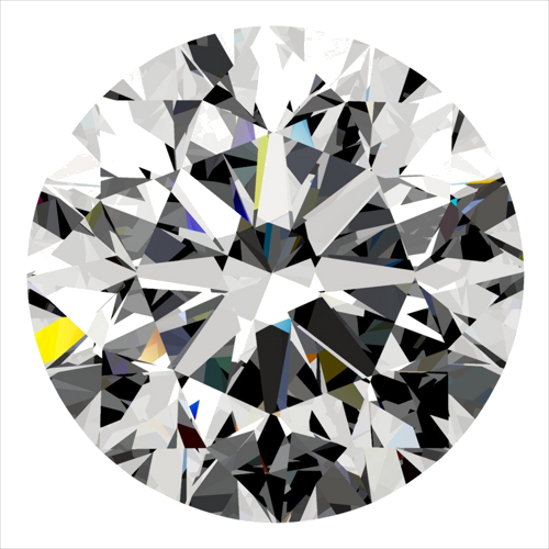 0.3 carat H-VVS1 Very Good cut Natūralus Round Deimantas (1)