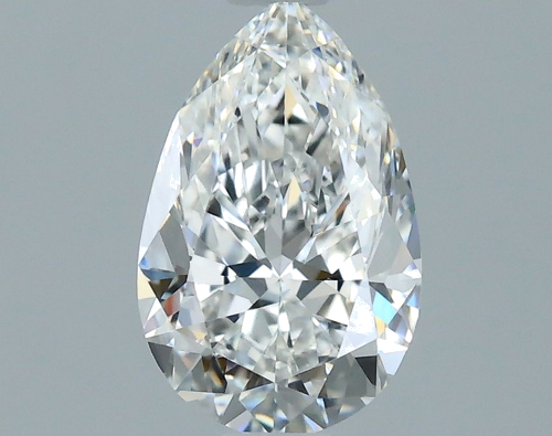 0.64 carat F-VVS1 Natūralus Pear Deimantas (1)