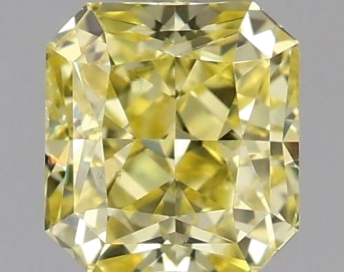 0.35 carat Fancy Intense Yellow-SI1 Natūralus Radiant Deimantas (1)