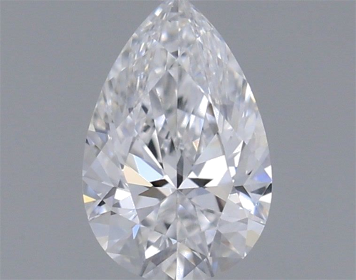 0.3 carat D-VS1 Natūralus Pear Deimantas (1)