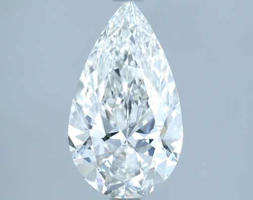 2.21 carat G-VVS1 Natūralus Pear Deimantas (1)