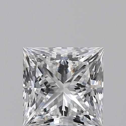 0.7 carat D-VVS2 Natūralus Princess Deimantas (1)