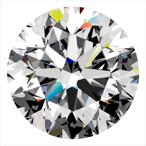 0.3 carat D-VS2 GD cut Natūralus Round Deimantas (1)
