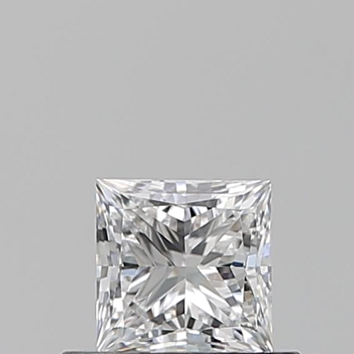 0.5 carat E-VVS2 Natūralus Princess Deimantas (1)