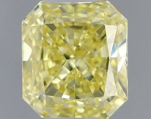 0.53 carat Fancy Intense Yellow-VS1 Natūralus Radiant Deimantas (1)