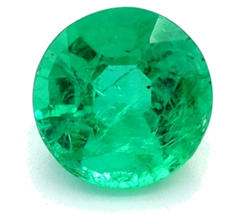 0.31 carat GREEN Round Smaragdas (1)