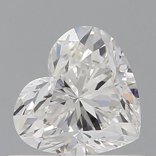 0.5 carat E-VVS2 Natūralus Heart Deimantas (1)