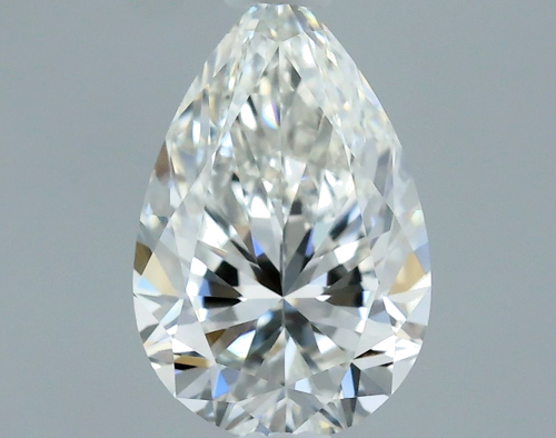 0.53 carat G-VVS1 Natūralus Pear Deimantas (1)