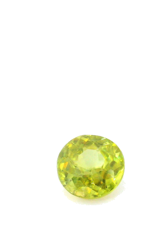 0.56 carat YELLOW Round Sphene (1)