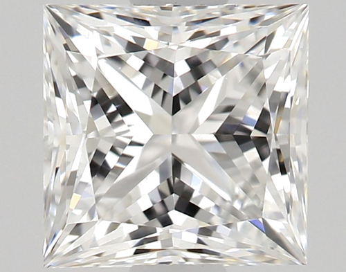 0.73 carat F-VVS2 Natūralus Princess Deimantas (1)