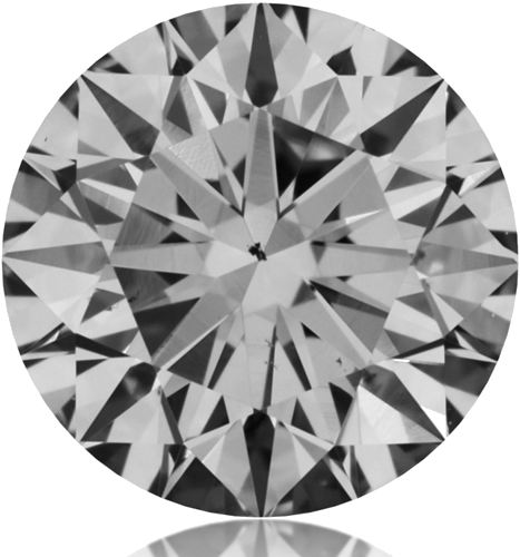 0.5 carat G-SI1 Excellent cut Natūralus Round Deimantas (1)