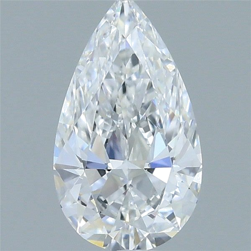 0.46 carat D-VS2 Natūralus Pear Deimantas (1)