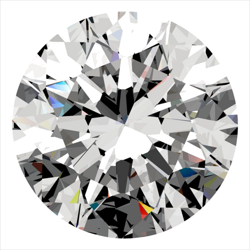 0.3 carat D-VVS2 Excellent cut Natūralus Round Deimantas (1)