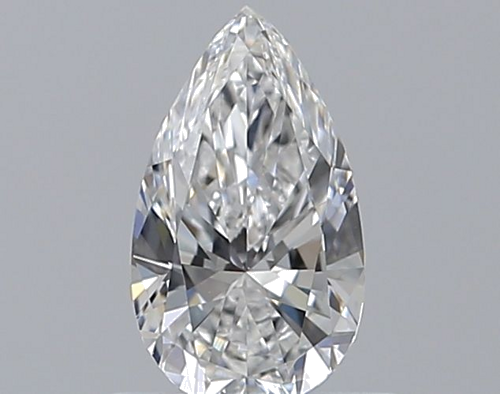 0.5 carat E-VVS2 Natūralus Pear Deimantas (1)