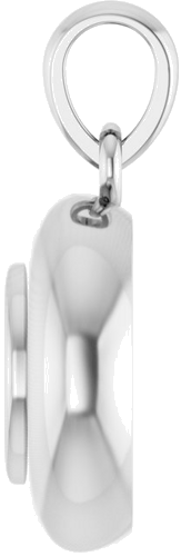 Pakabukas „Solitaire Puffed“ 925 Sidabro Round 5mm (3)