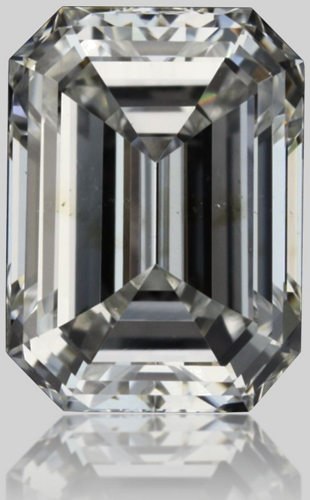 0.49 carat F-SI1 Natūralus Emerald Deimantas (1)