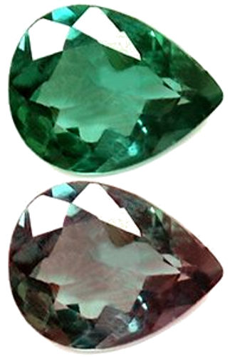 0.26 carat GREEN Pear Alexandrite (1)