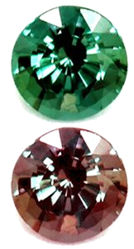 0.17 carat GREEN Round Alexandrite (1)