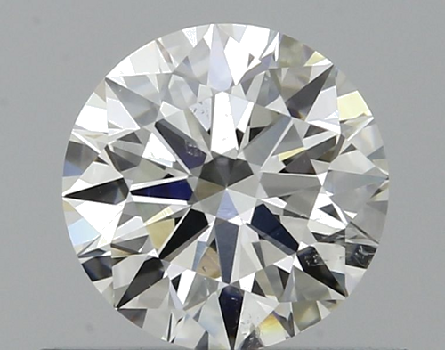 0.5 carat F-SI2 Excellent cut Natūralus Round Deimantas (1)