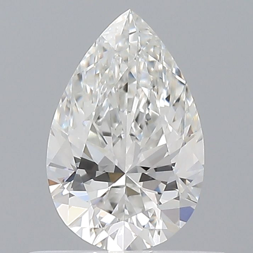 0.52 carat F-VVS1 Natūralus Pear Deimantas (1)