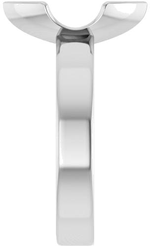 Sužadėtuvių Žiedas „Half-Bezel Solitaire“ 10k white gold Marquise 13mm x 6.5mm (4)