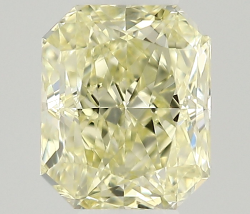 0.32 carat Fancy Light Yellow-VVS1 Natūralus Radiant Deimantas (1)