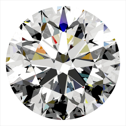 0.33 carat F-VVS2 Excellent cut Natūralus Round Deimantas (1)
