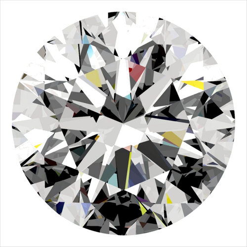 0.3 carat D-VS1 Excellent cut Natūralus Round Deimantas (1)