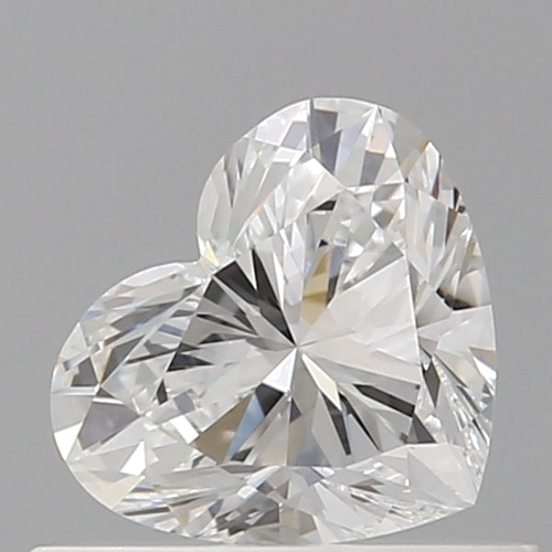 0.5 carat E-VVS1 Natūralus Heart Deimantas (1)