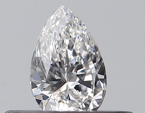 0.23 carat F-VS1 Natūralus Pear Deimantas (1)