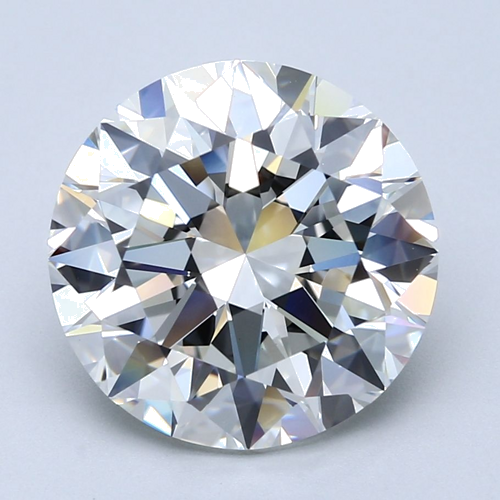 7.02 carat H-VS1 Excellent cut Natūralus Round Deimantas (1)