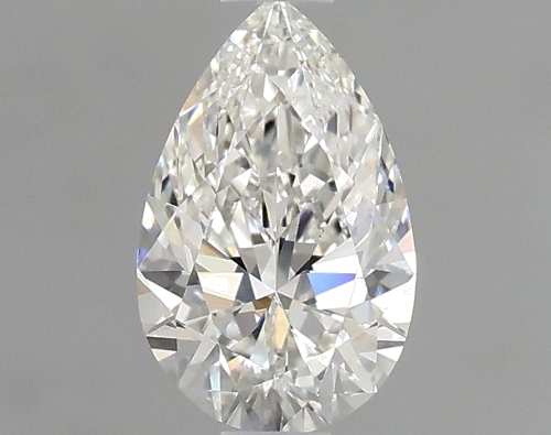 0.58 carat G-VVS2 Natūralus Pear Deimantas (1)