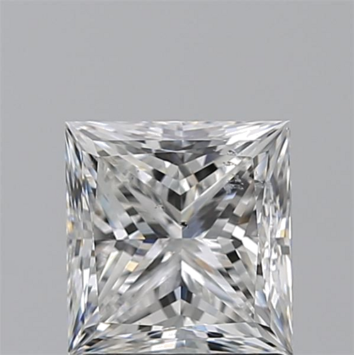 1.71 carat F-SI1 Natūralus Princess Deimantas (1)