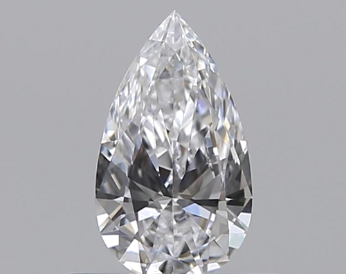 0.3 carat D-VVS2 Natūralus Pear Deimantas (1)