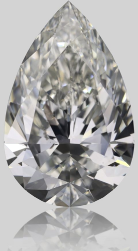 1.74 carat J-SI1 Natūralus Pear Deimantas (1)