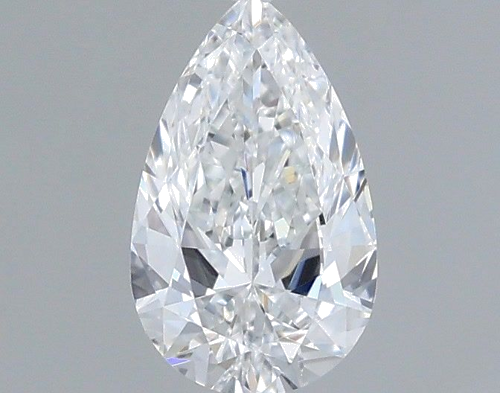 0.3 carat D-VVS2 Natūralus Pear Deimantas (1)