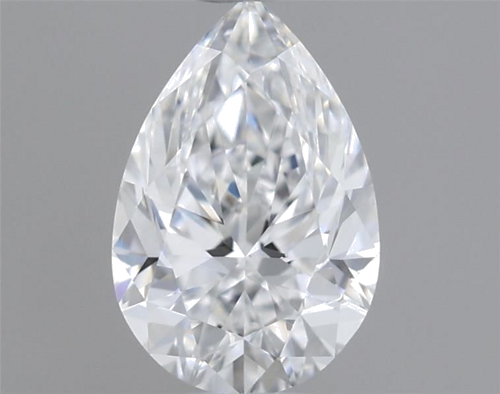 0.5 carat D-VVS2 Natūralus Pear Deimantas (1)