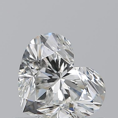 0.61 carat H-VS1 Natūralus Heart Deimantas (1)
