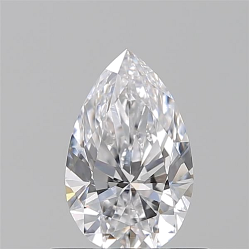 0.58 carat D-VVS1 Natūralus Pear Deimantas (1)
