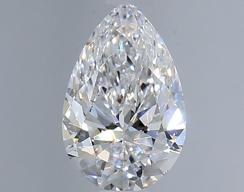 0.5 carat D-VS1 Natūralus Pear Deimantas (1)