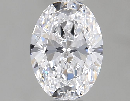 0.5 carat D-VS2 Natūralus Oval Deimantas (1)