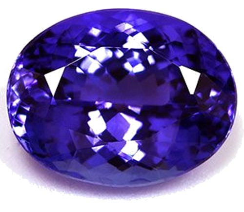 3.43 carat BLUE Oval Tanzanite (1)