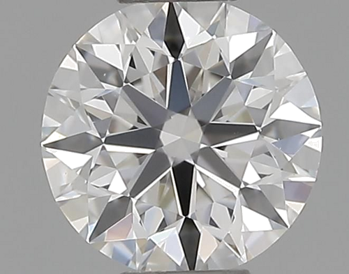0.34 carat F-VVS2 Excellent cut Natūralus Round Deimantas (1)