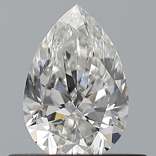 0.41 carat F-VVS1 Natūralus Pear Deimantas (1)