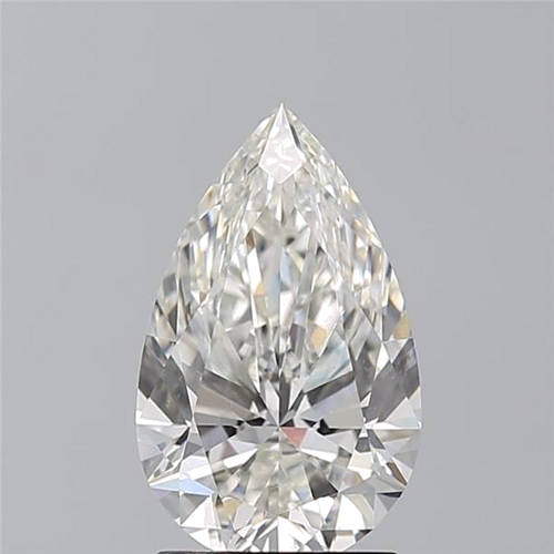 1.53 carat H-VS2 Natūralus Pear Deimantas (1)