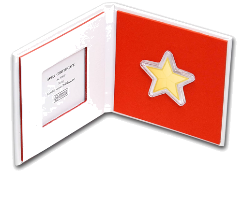 5 x 1 g CombiBar™ Gold Star Valcambi (1)